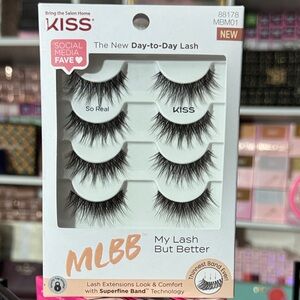 Kiss MLBB So Real Eyelashes - Black